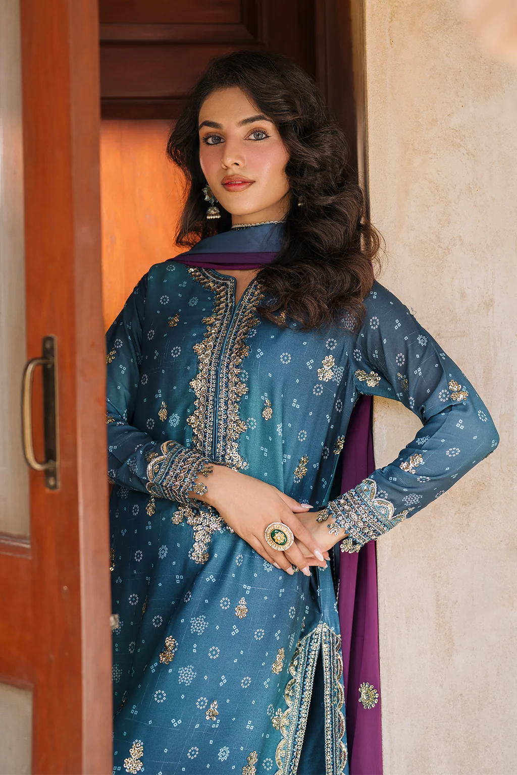 UE-335 Embroidered Chiffon - Image 7