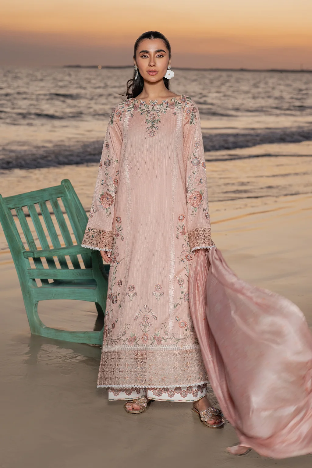 UE-382 Embroidered Lawn - Image 10