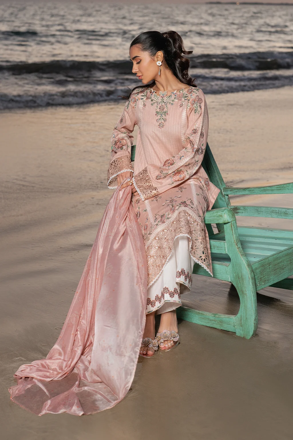 UE-382 Embroidered Lawn - Image 8