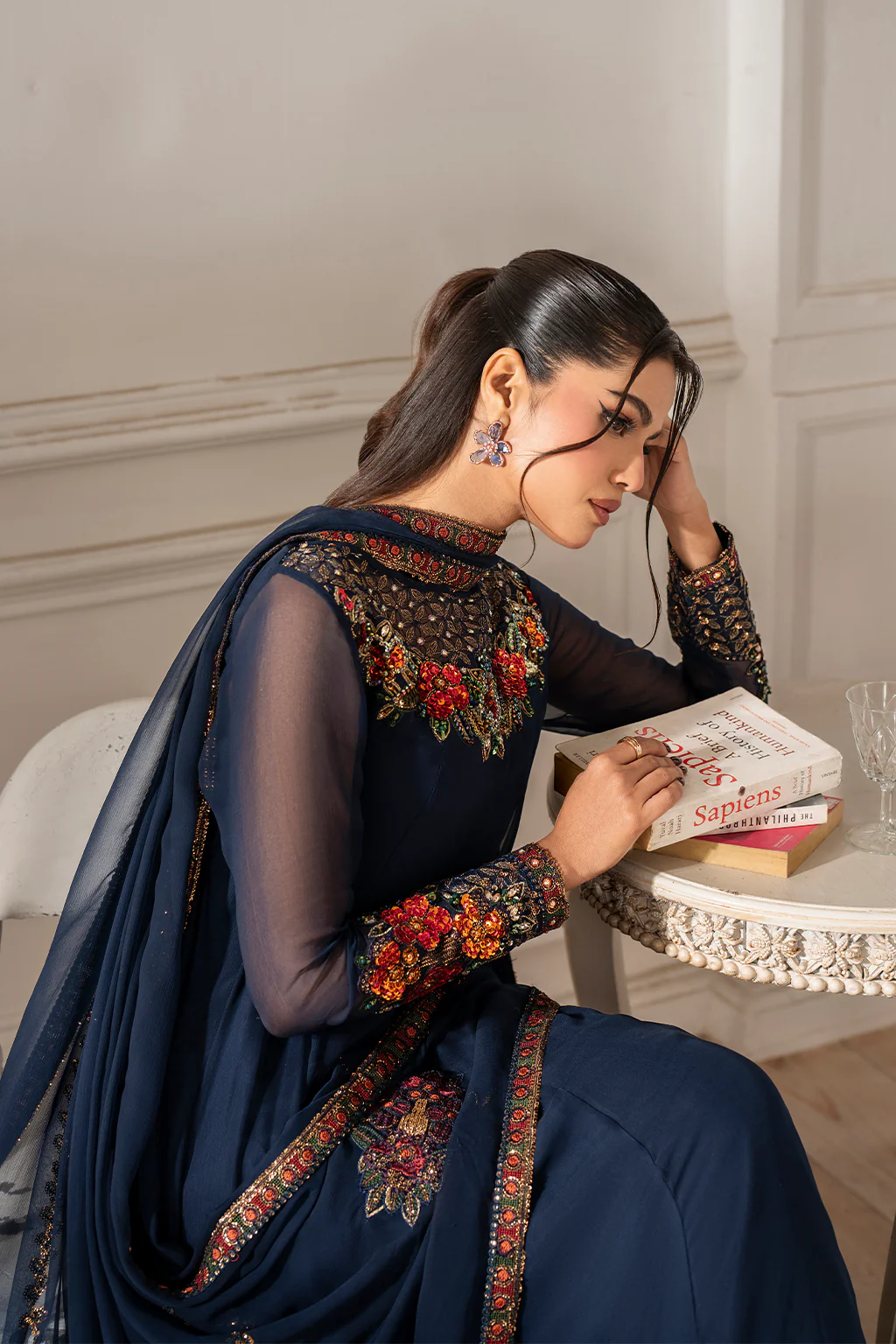 UE-412 Embroidered Chiffon - Image 4