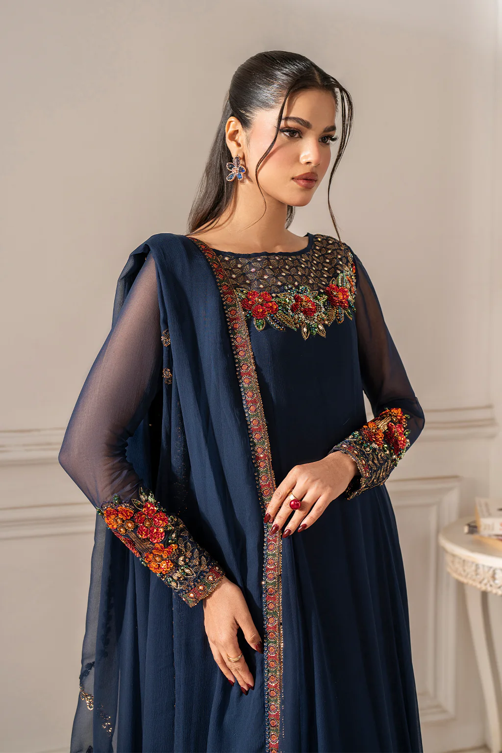 UE-412 Embroidered Chiffon - Image 5