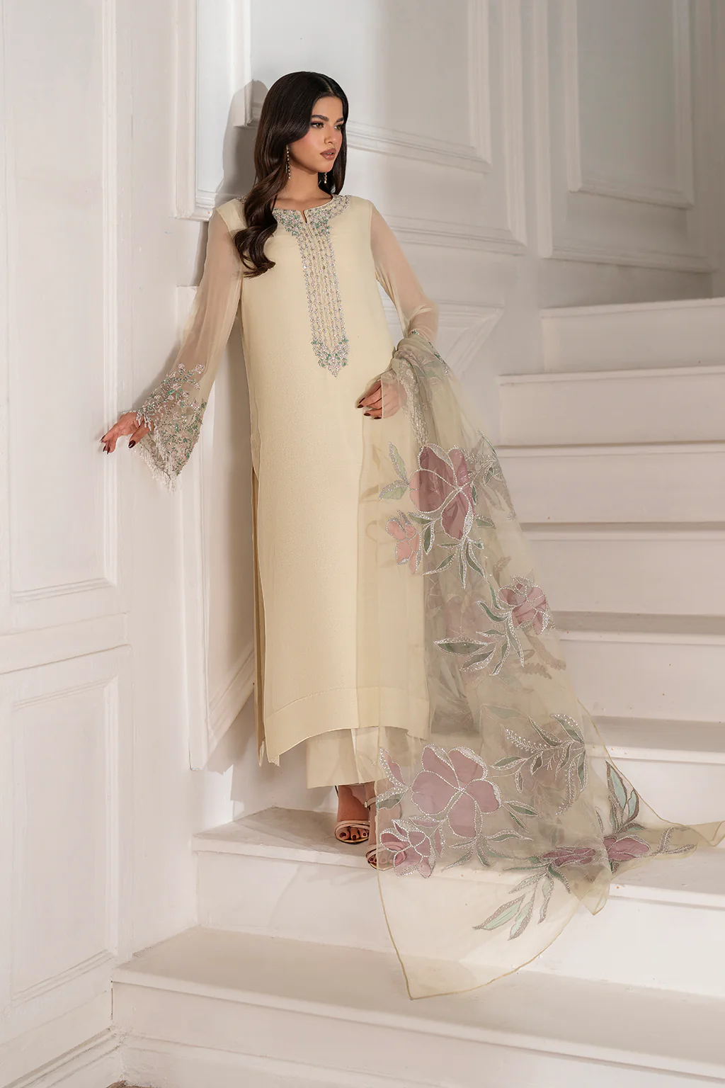 UE-413 Embroidered Chiffon - Image 6