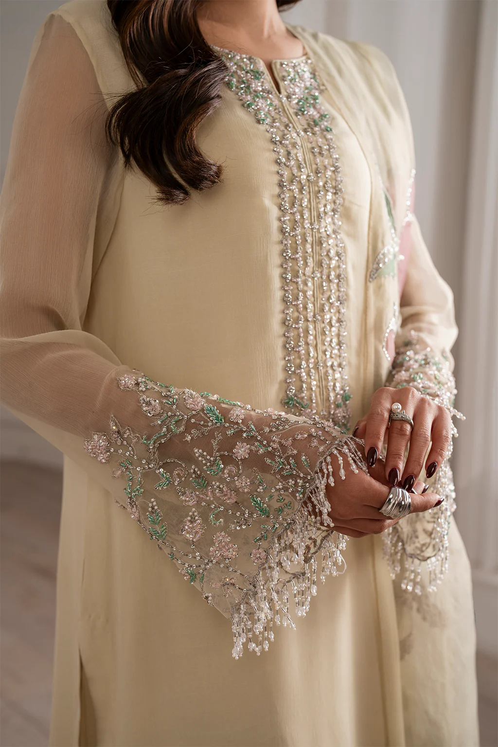 UE-413 Embroidered Chiffon - Image 9