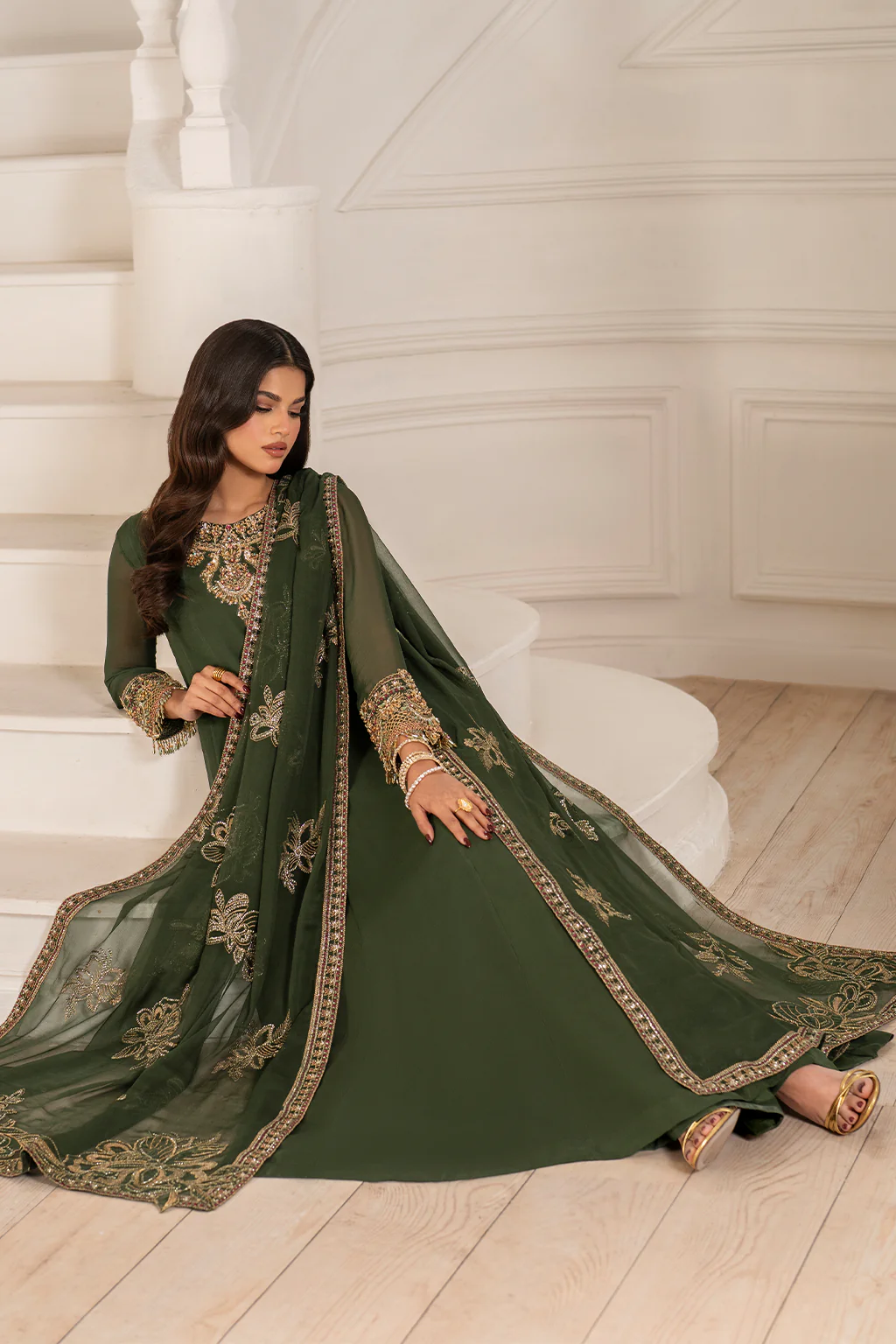 UE-416 Embroidered Chiffon - Image 4