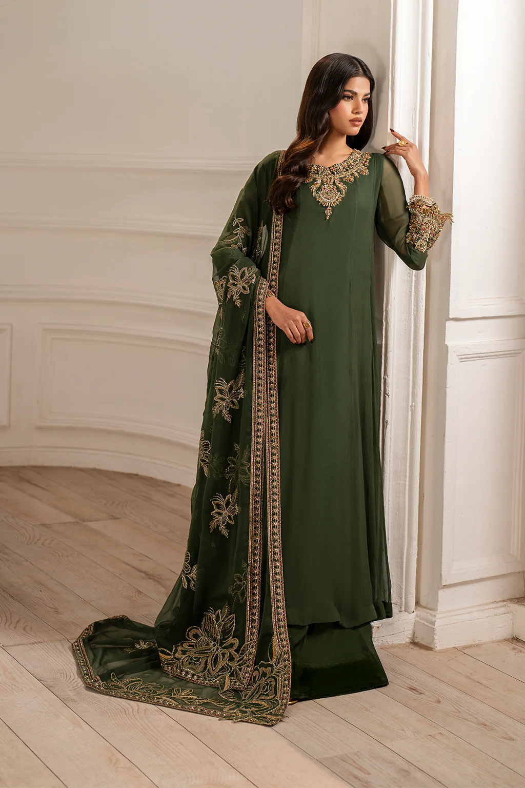 UE-416 Embroidered Chiffon - Image 5
