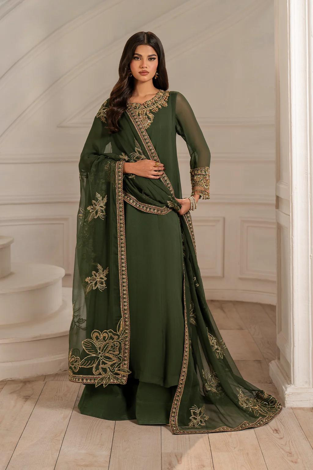 UE-416 Embroidered Chiffon - Image 7