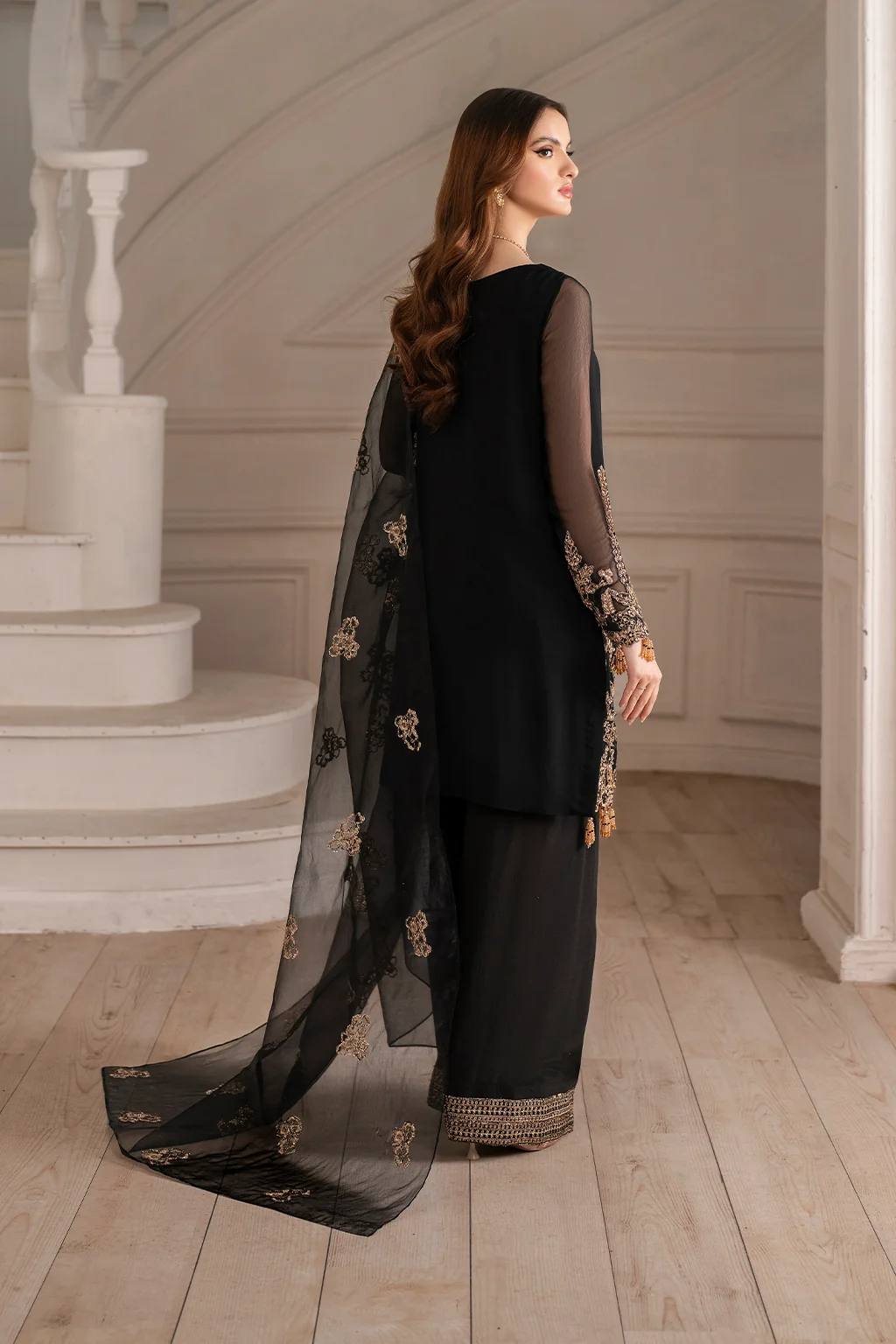 UE-417 Embroidered Chiffon - Image 5