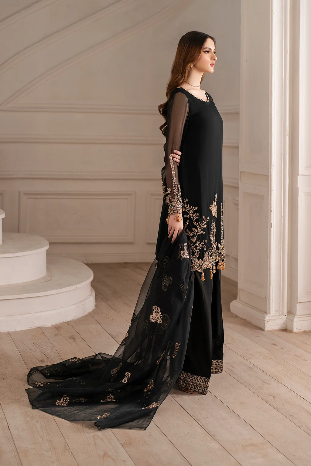 UE-417 Embroidered Chiffon - Image 8
