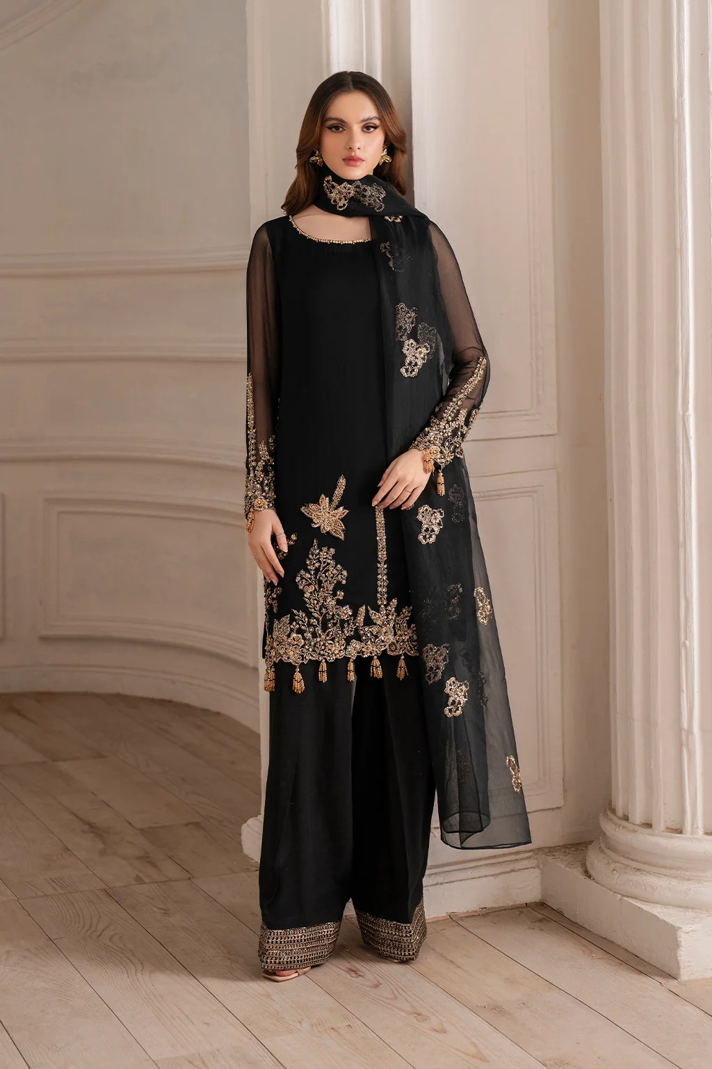 UE-417 Embroidered Chiffon - Image 9