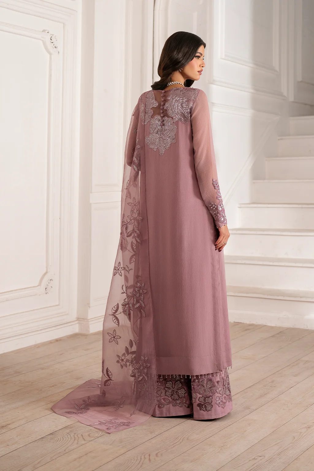 UE-418 Embroidered Chiffon - Image 3