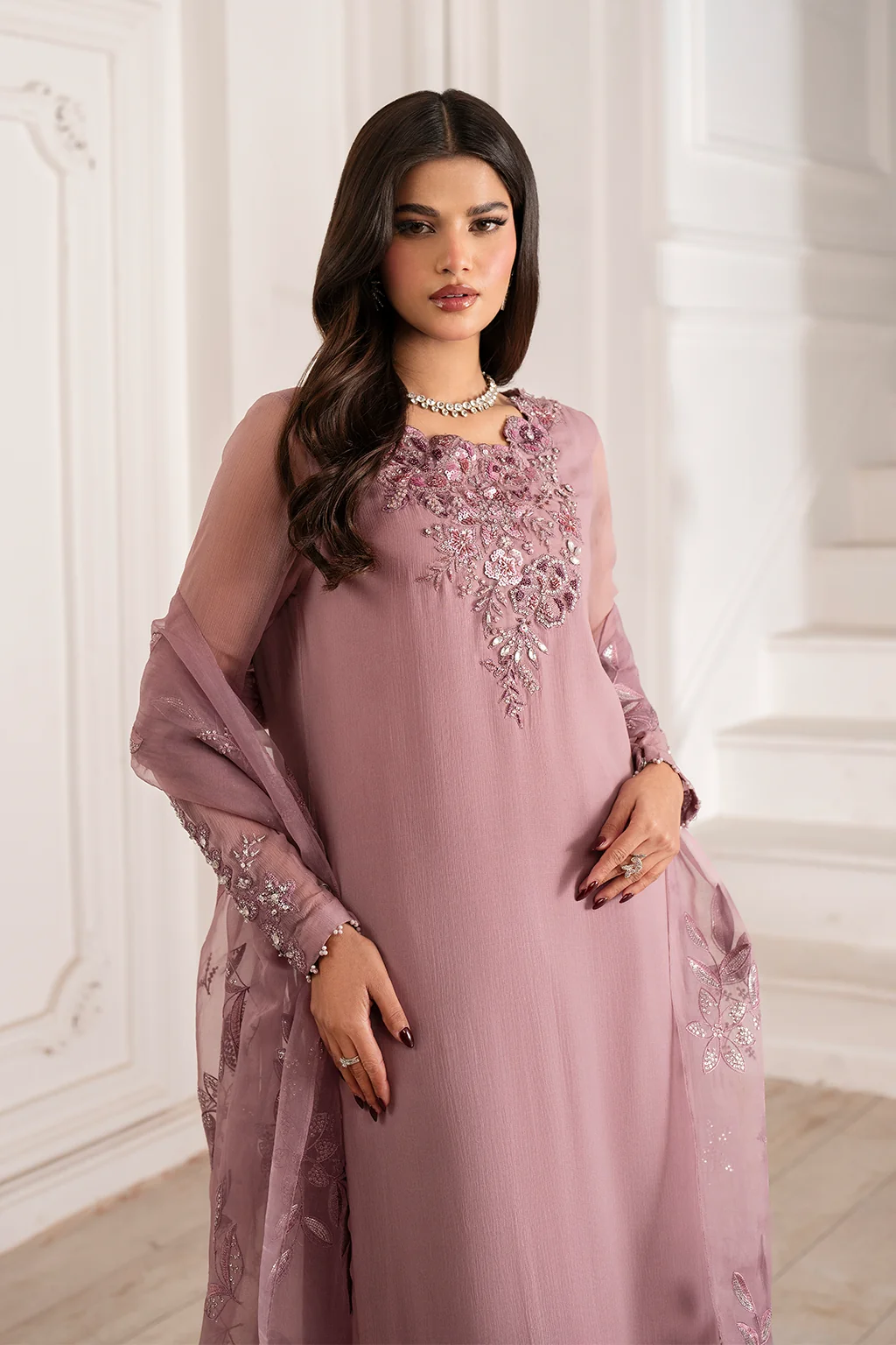 UE-418 Embroidered Chiffon - Image 8