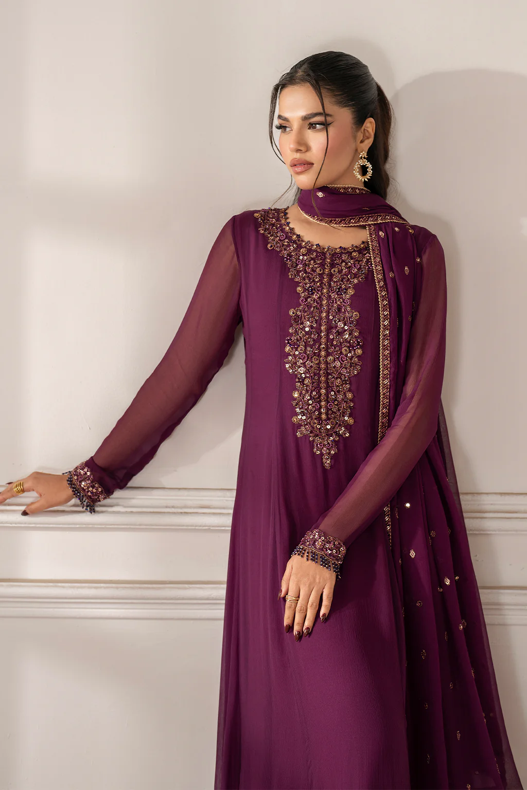 UE-480 Embroidered Chiffon - Image 9
