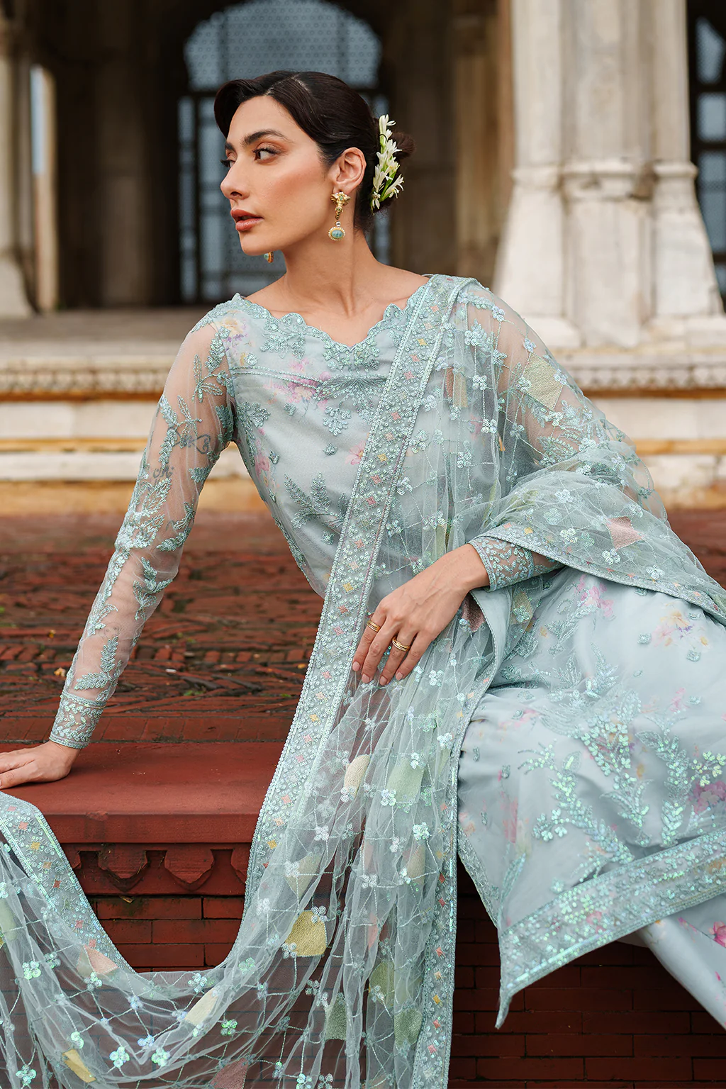 UE-535 Embroidered Net - Image 4