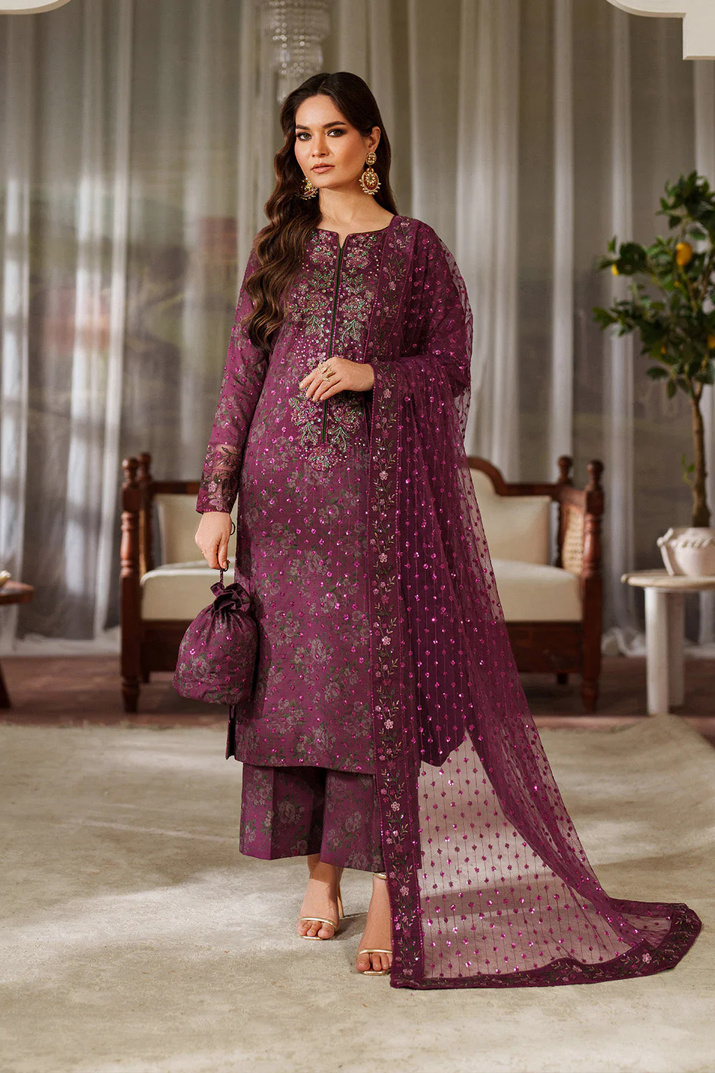 UE-538  Printed Formals - Image 5