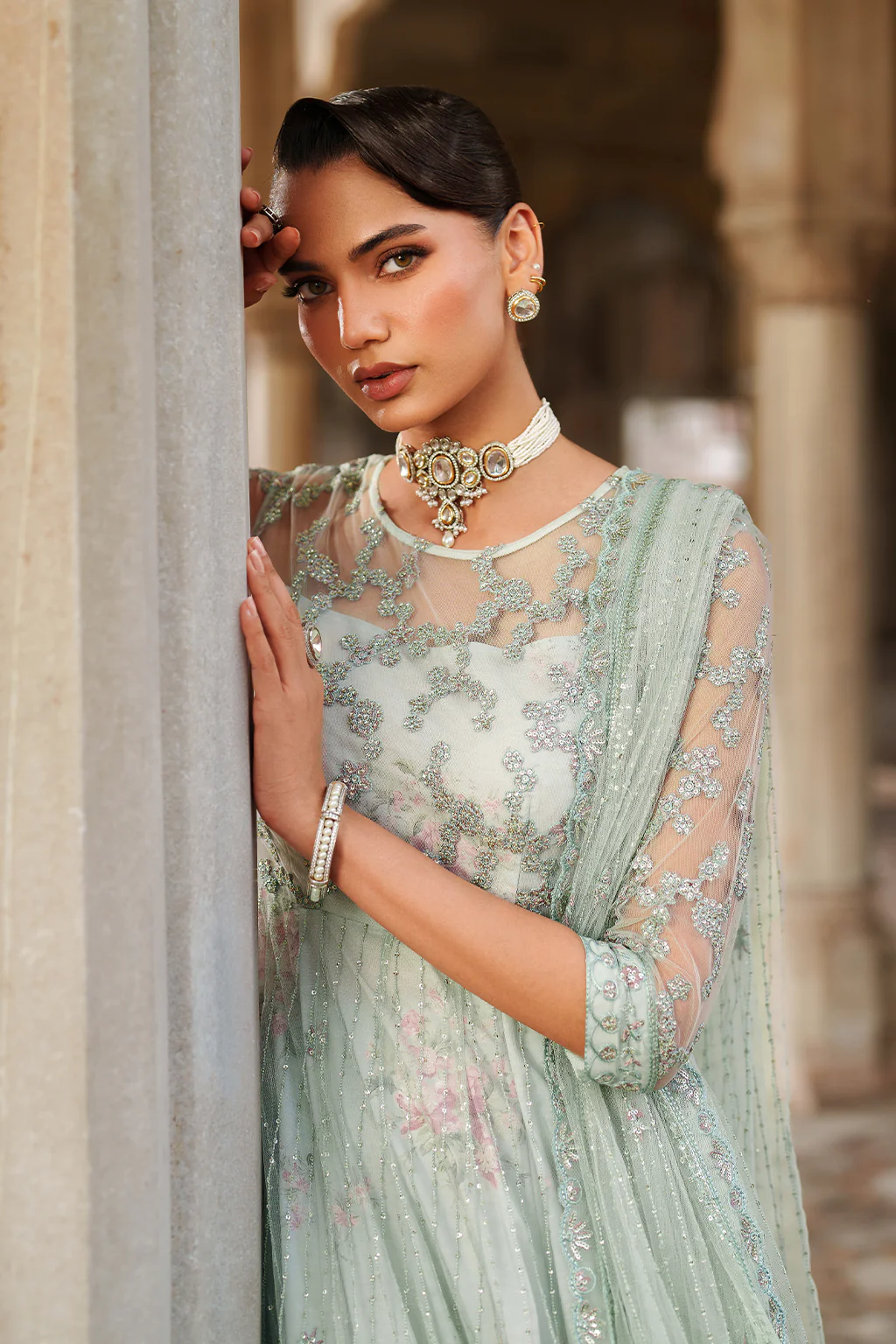 UE-553 Embroidered Net - Image 4
