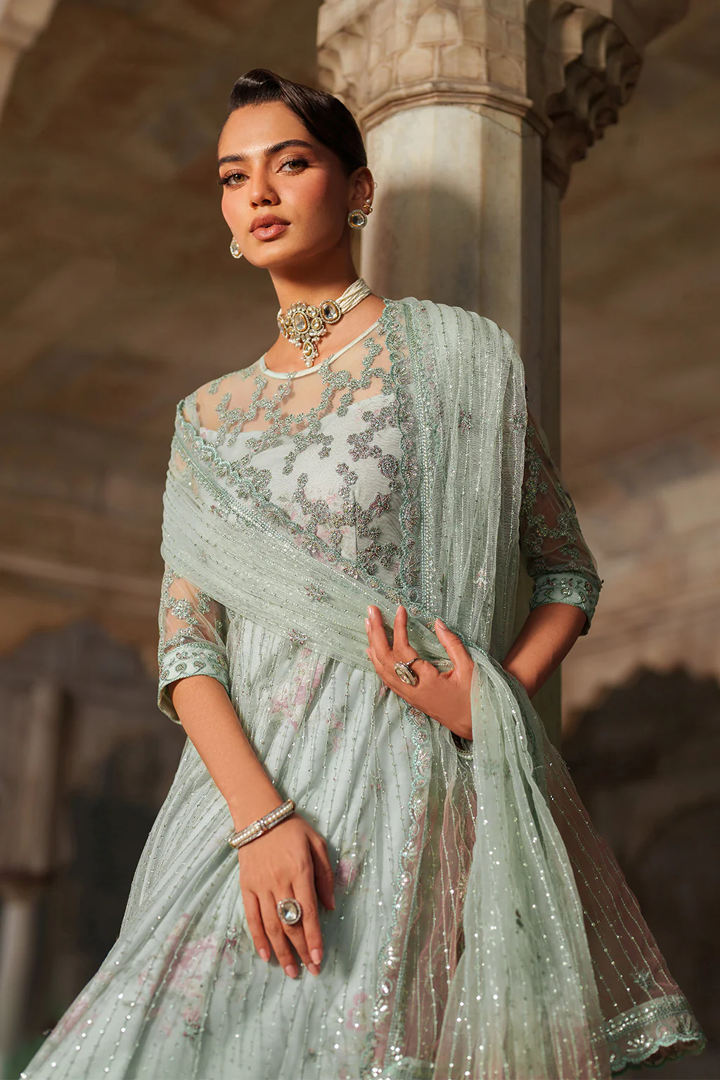 UE-553 Embroidered Net - Image 8