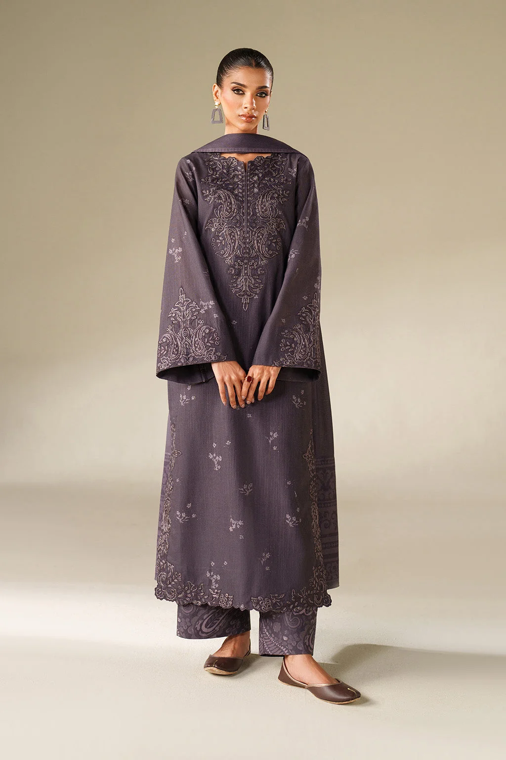 UE-558 Printed Khaddar