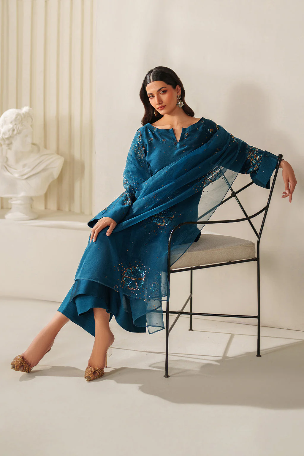 UE-616  Embroidered Ramen Silk - Image 11