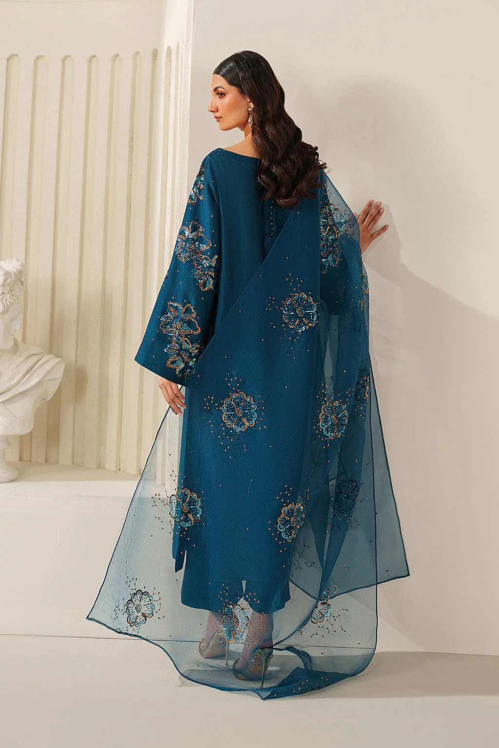 UE-616  Embroidered Ramen Silk - Image 3