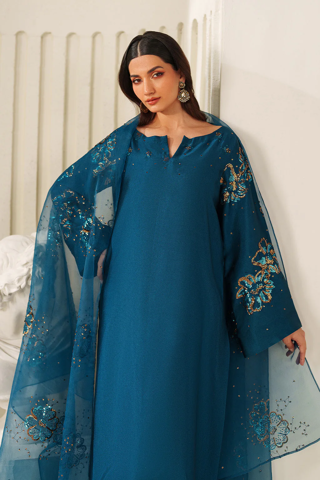 UE-616  Embroidered Ramen Silk - Image 6