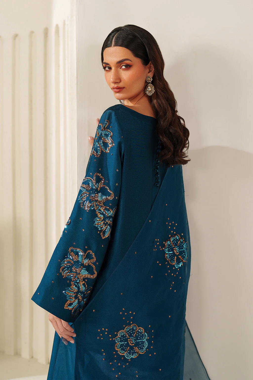 UE-616  Embroidered Ramen Silk - Image 9