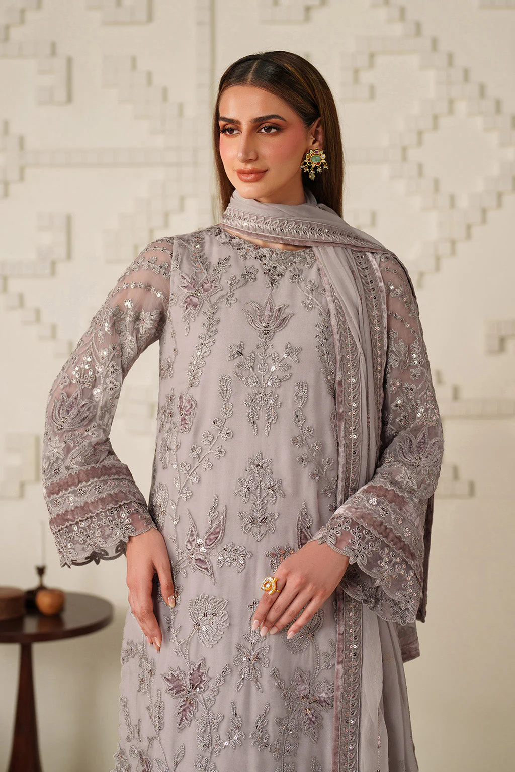 UE-618 Embroidered Chiffon - Image 5