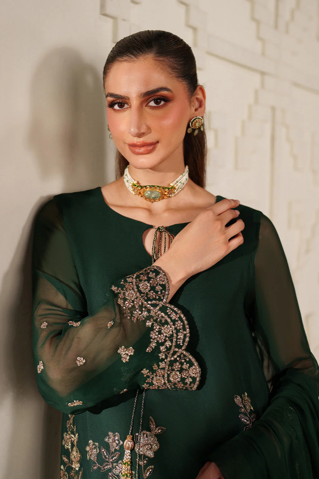 UE-619  Embroidered Chiffon - Image 10