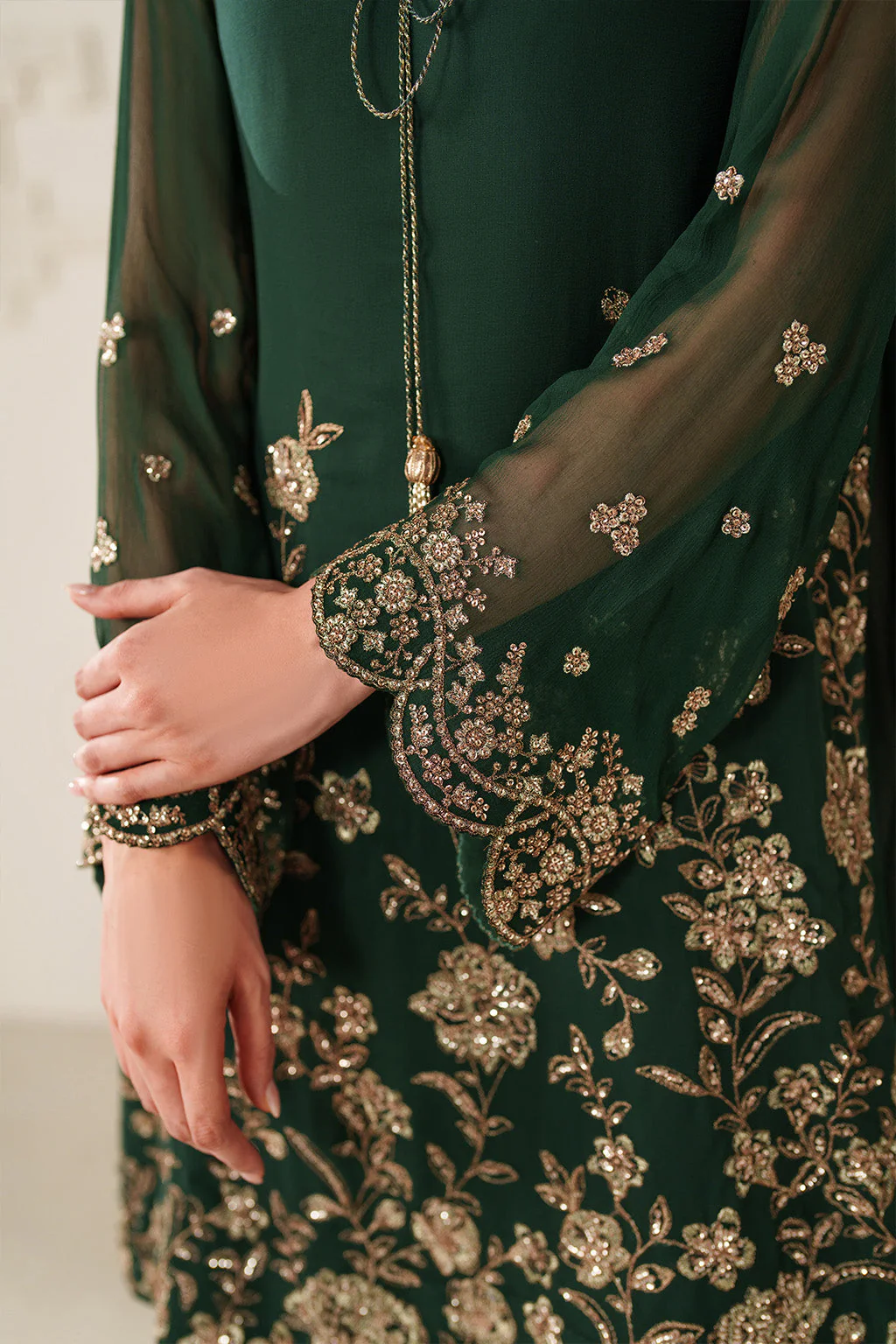 UE-619  Embroidered Chiffon - Image 5