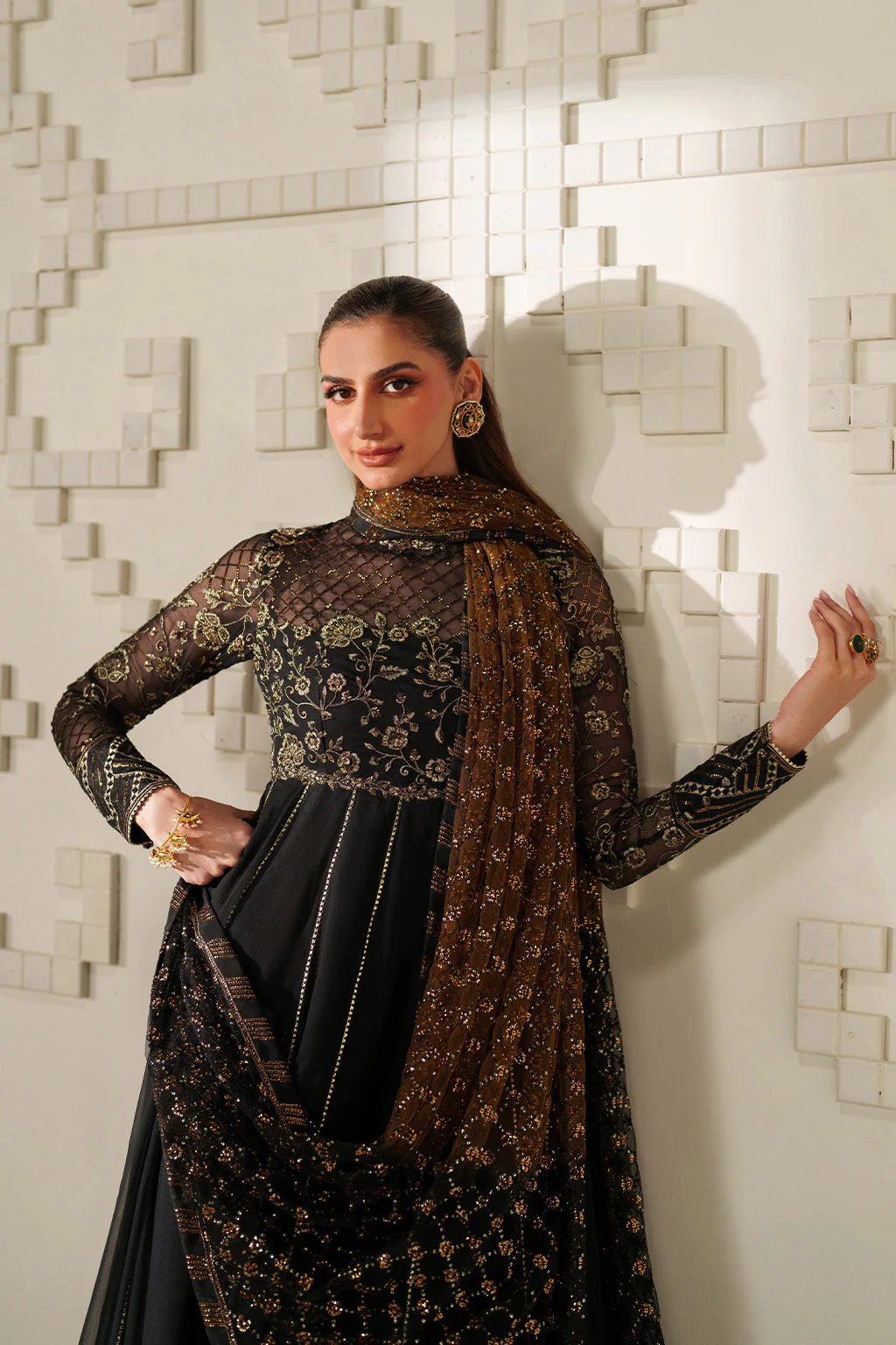 UE-621 Embroidered Chiffon - Image 4