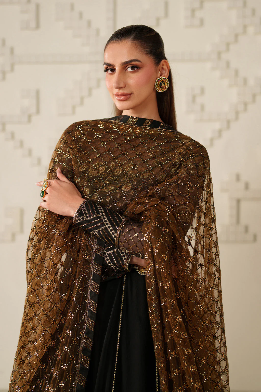 UE-621 Embroidered Chiffon - Image 8