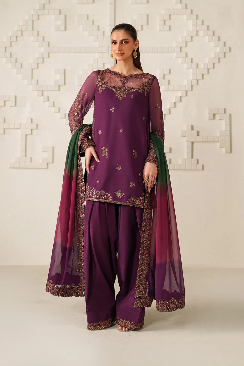 UE-624 Embroidered Chiffon - Image 7